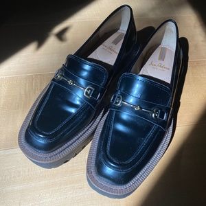 Sam Edelman platform lug sole loafers size 6